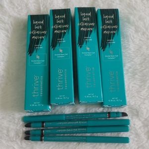 Thrive Mascara and eyeliners ( 4 masca) (15 liner)